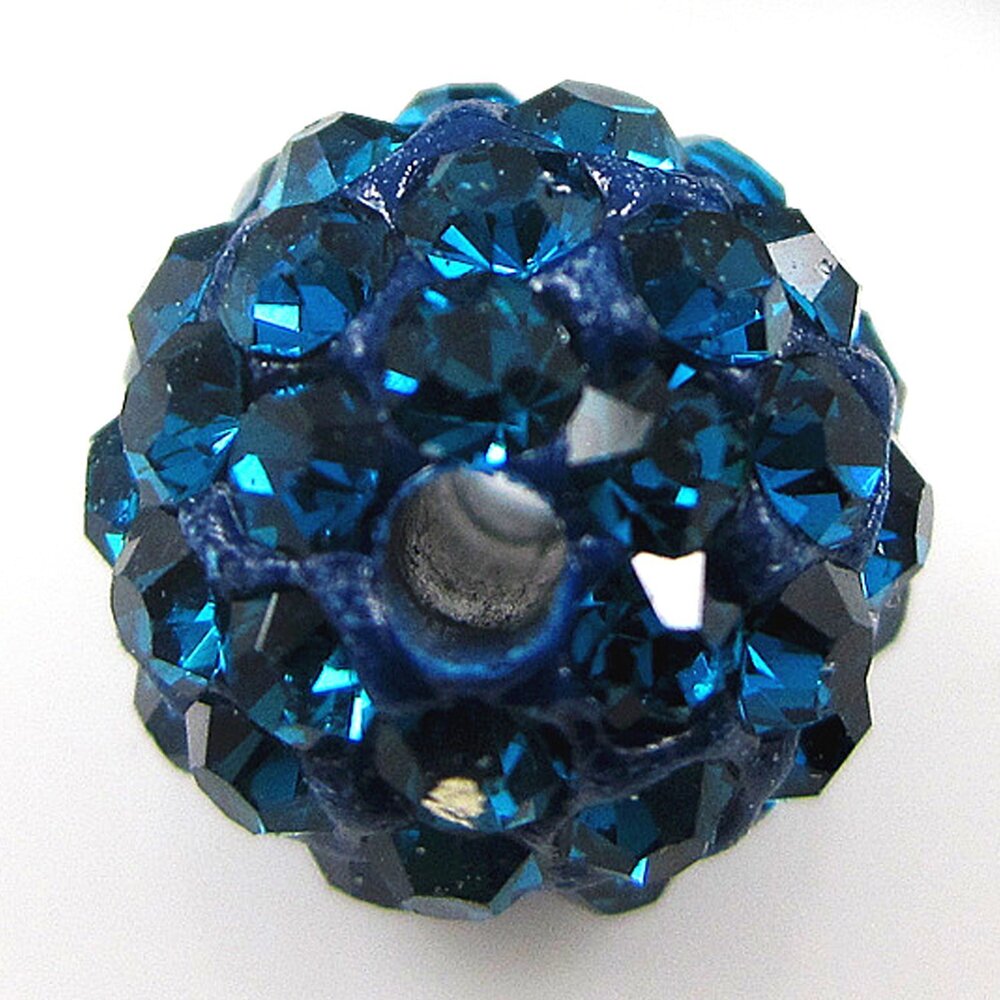 1307 Pave Czech Crystal Disco Ball Clay Beads fit Shamballa Jewelry 100pcs